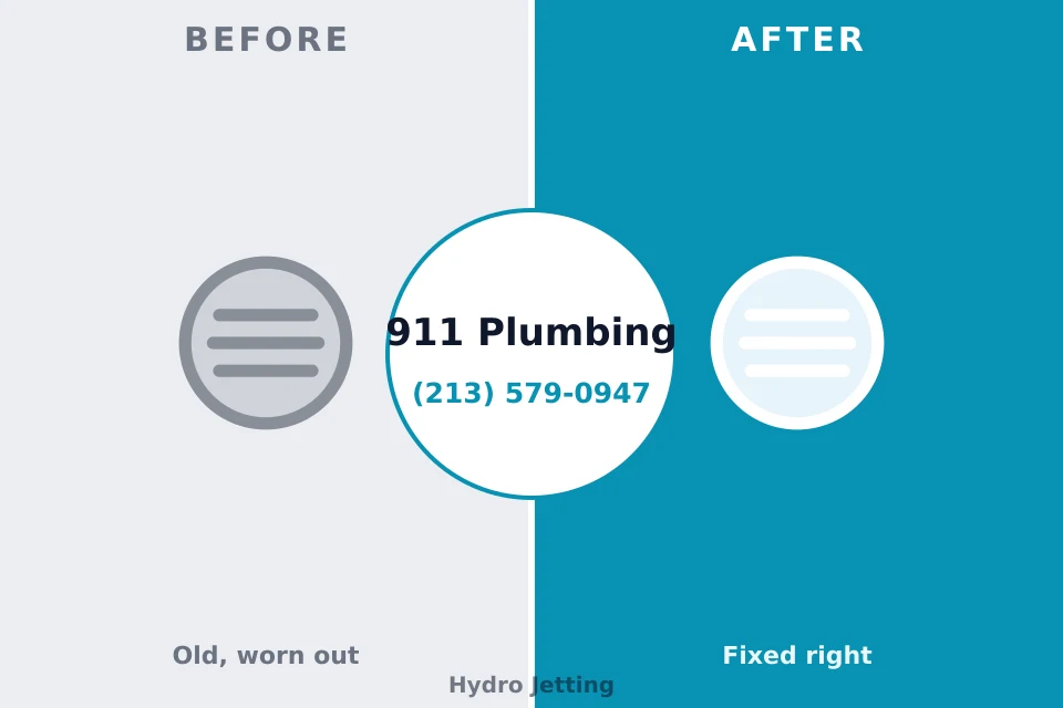 Before and after: plumbing repair Fort Payne, AL